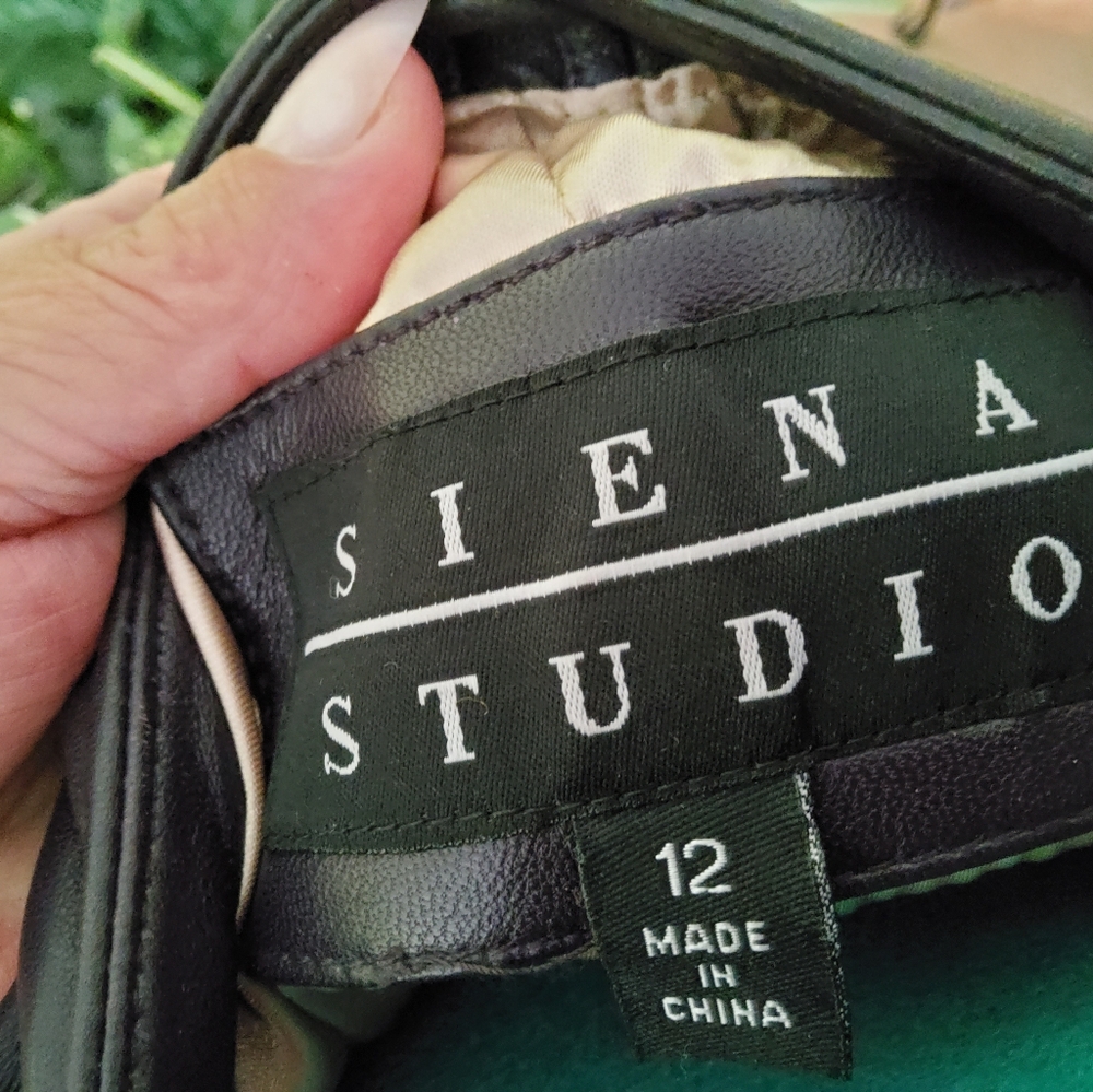 VINTAGE Butter soft purple leather suit Size 12 - Picture 11 of 11